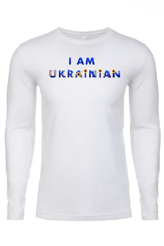 Adult long sleeve shirt "I AM UKRAINIAN"