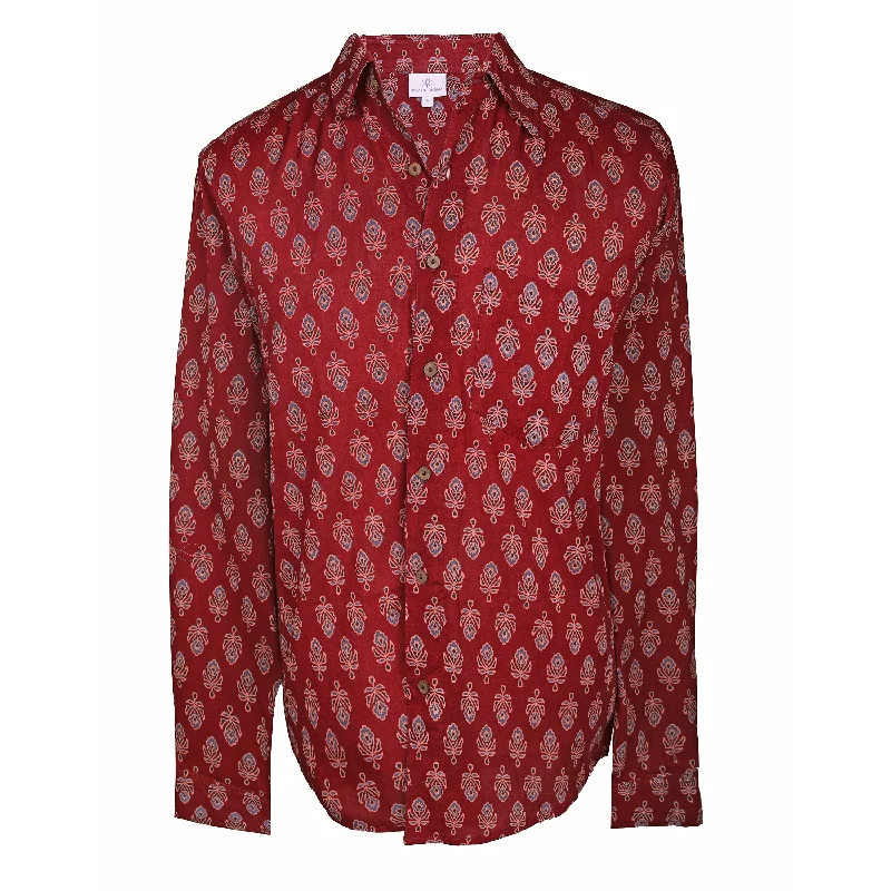 Carmine Magic Men's Long Sleeve Shirt