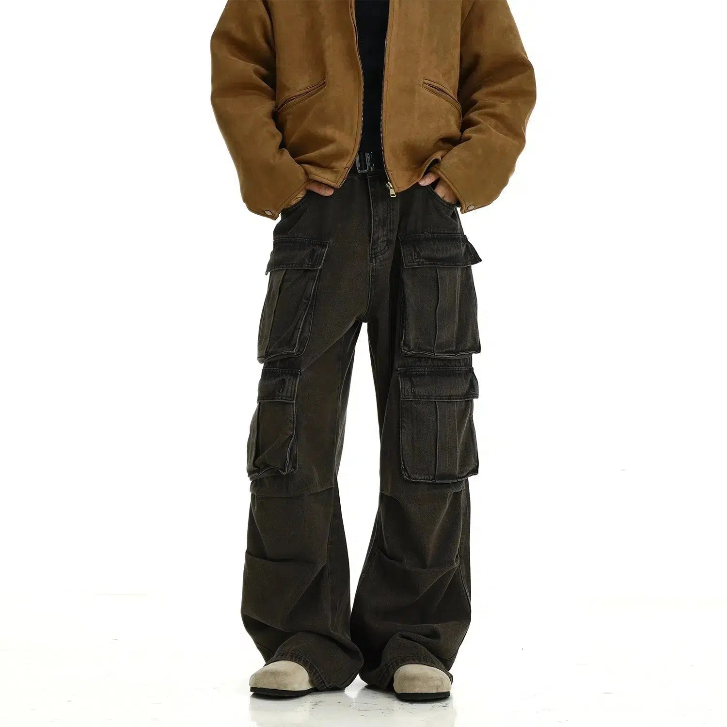 Multi-pocket Workwear Cargo Pants