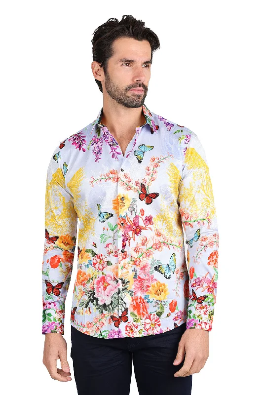 Noble Gents Butterfly Long Sleeve Shirt