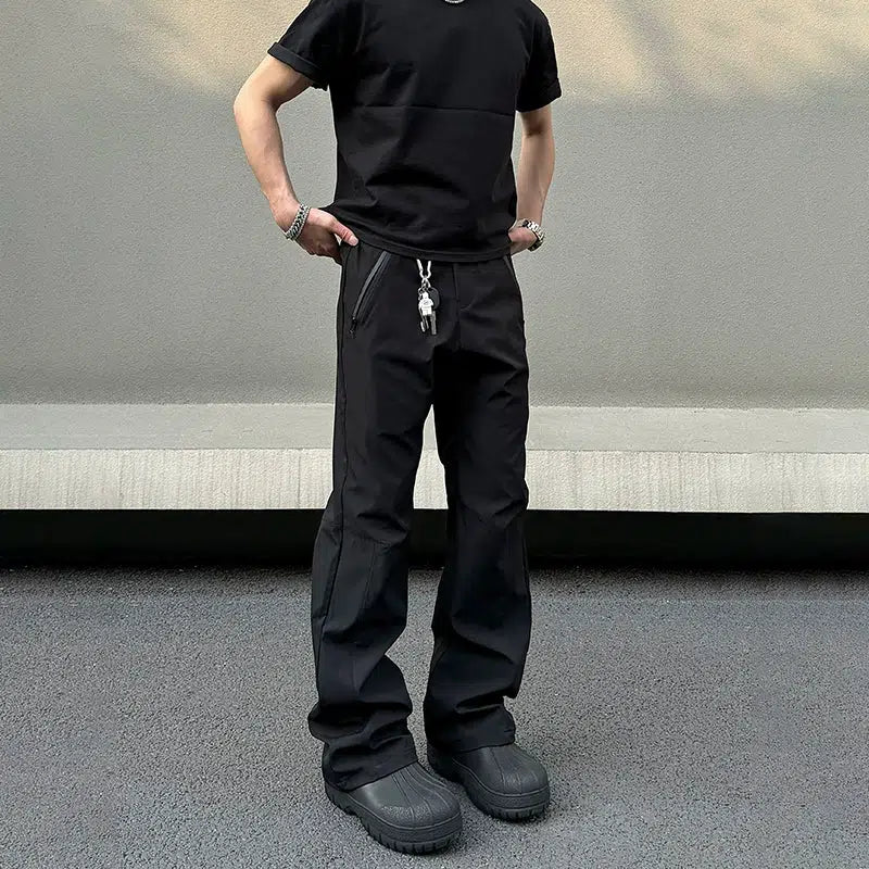 Slim-fit Cargo Soft Nylon Pants Cargo