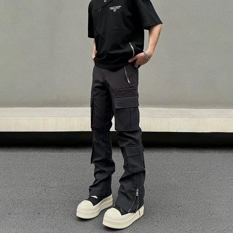 Slim Fit Multi-pocket Cargo Pants