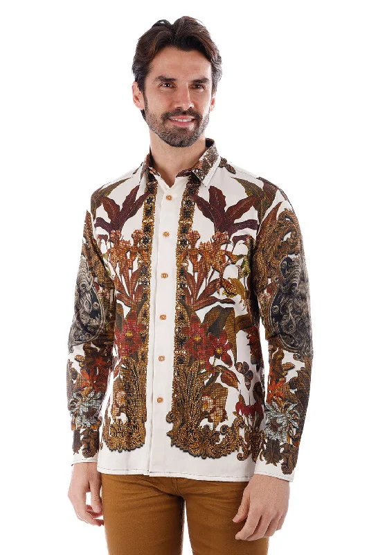 Snazzy Genre Rhinestone Long Sleeve Shirt