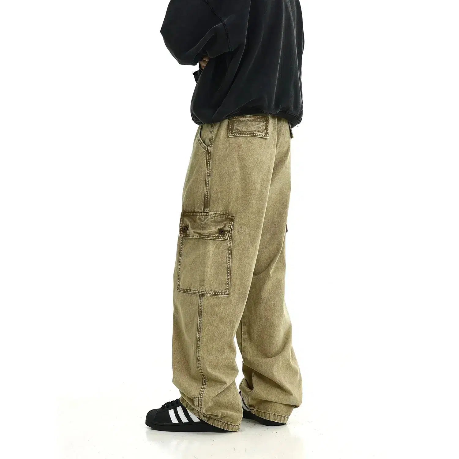 Vintage Washed Cargo Pants