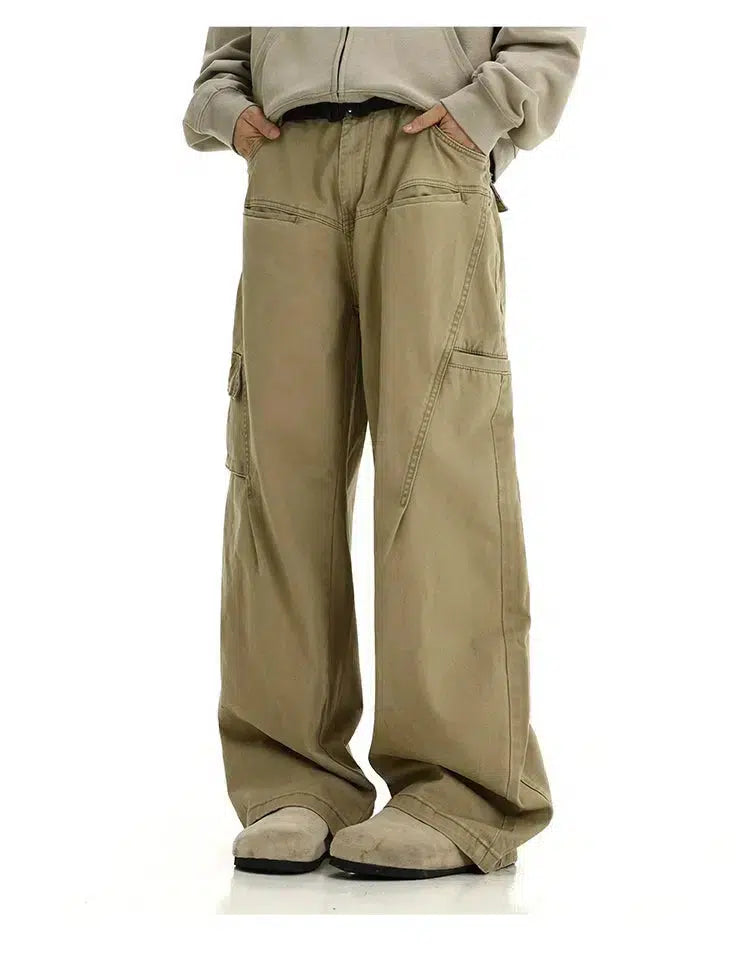 Washed Workwear Cargo Pants