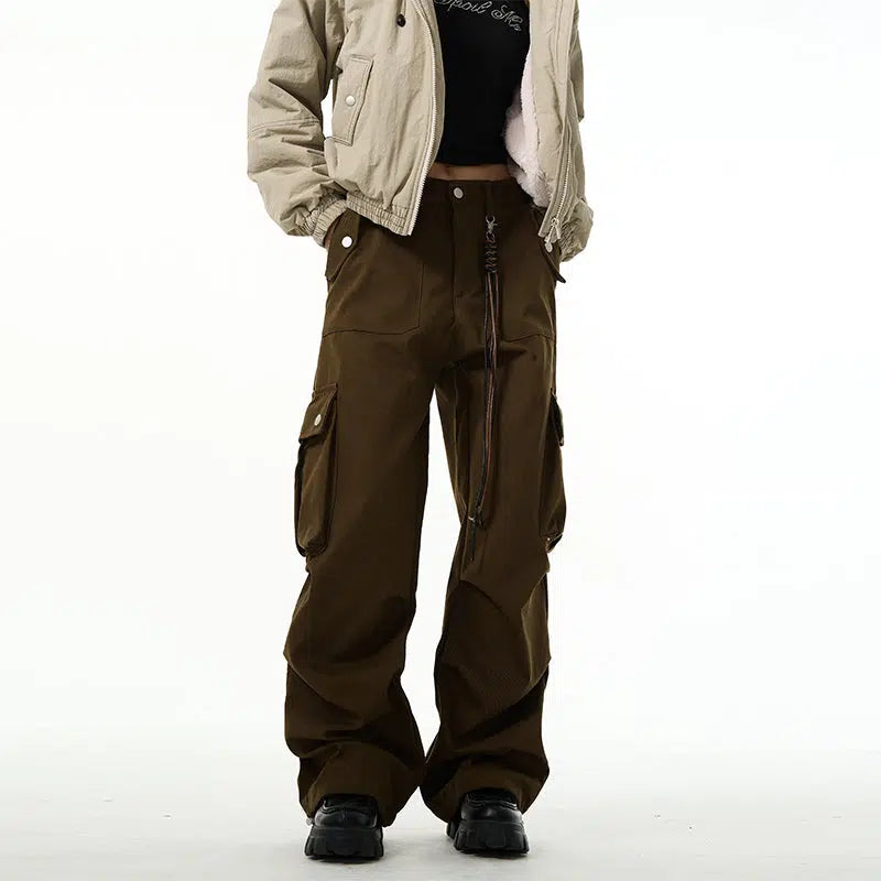 Wide Leg Cargo Pants