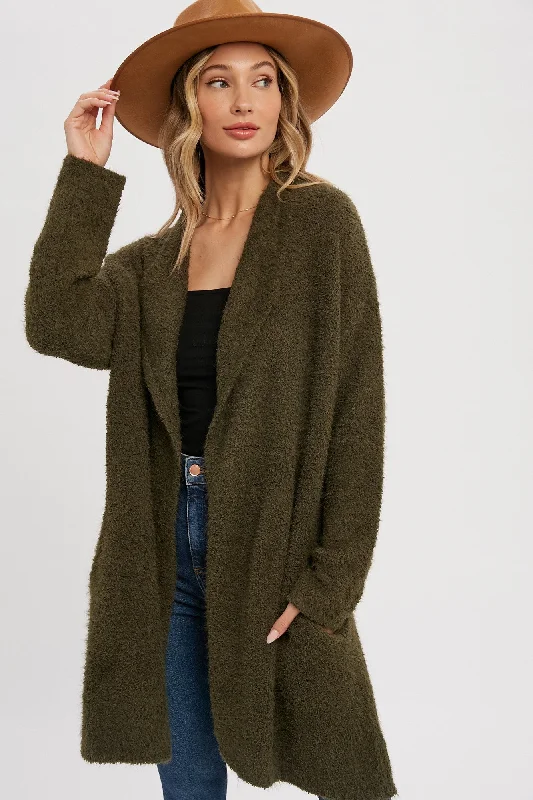 Fuzzy Cardigan