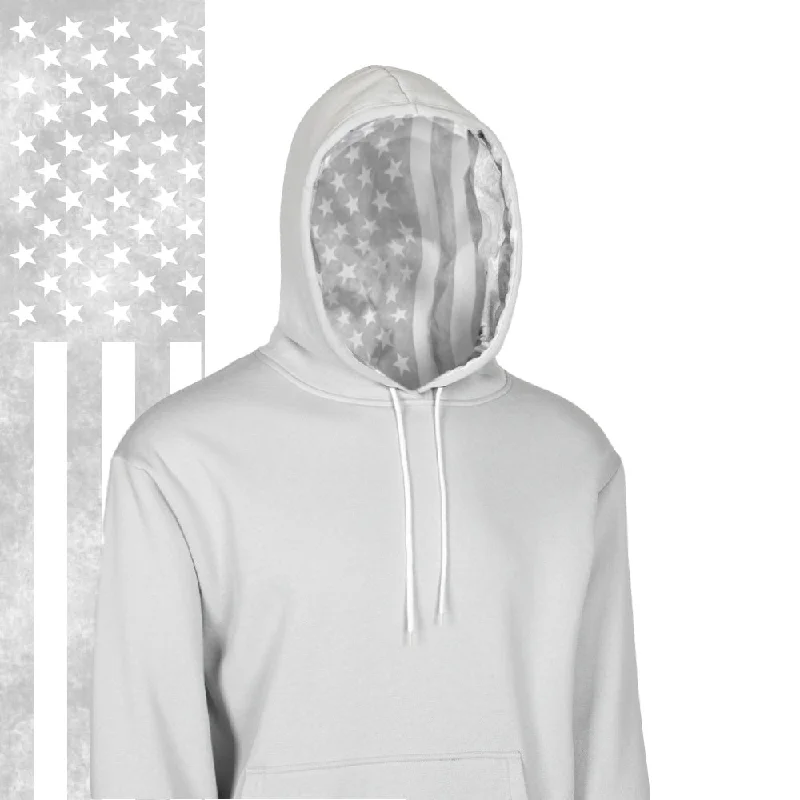 Classic Lined Hoodie | Ghost American Flag