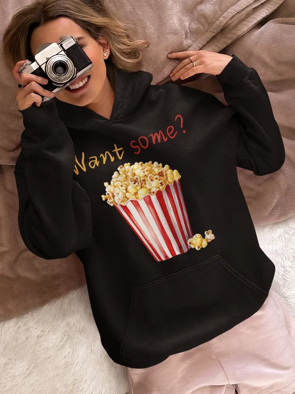 Popcorn hoodie oversized