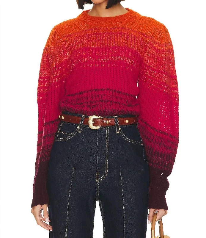 Rosalia Pullover Sweater In Agate