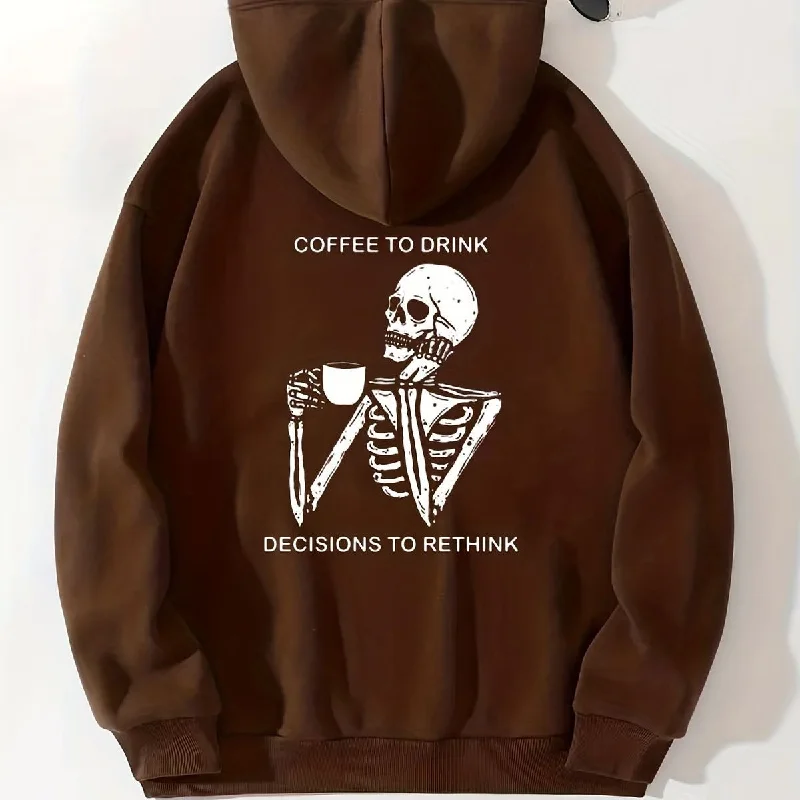 Skeleton hoodie oversized